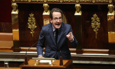 Gilles Le Gendre, le 3 mars 2020, à l'Assemblée nationale ( AFP / LUDOVIC MARIN )
