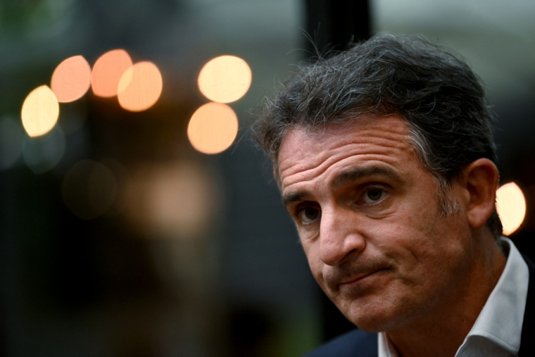 Le maire Eric Piolle, le 30 juin 2021, à Grenoble ( AFP / MARTIN BUREAU )