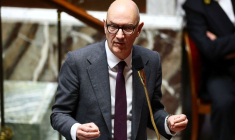 Le ministre de l'Économie, des Finances, de la Souveraineté industrielle, énergétique et numérique Roland Lescure