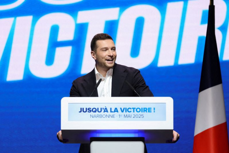 Le dirigeant français d'extrême droite Jordan Bardella