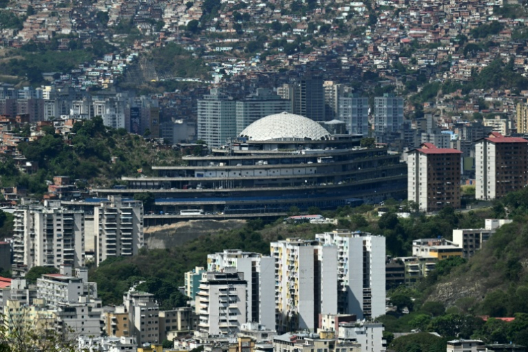 La prison de l'Hélicoïde à Caracas, le 8 janvier 2026 ( AFP / RONALDO SCHEMIDT )