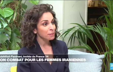 Golshifteh Farahani : le régime iranien "est un monstre sans jambes, il ne peut plus marcher"