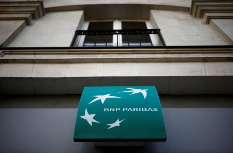 Un logo BNP Paribas à Nantes