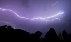 Orage à Bruay-la-Buissière (Pas-de-Calais) le 14 juin 2025 ( AFP / Sameer Al-DOUMY )