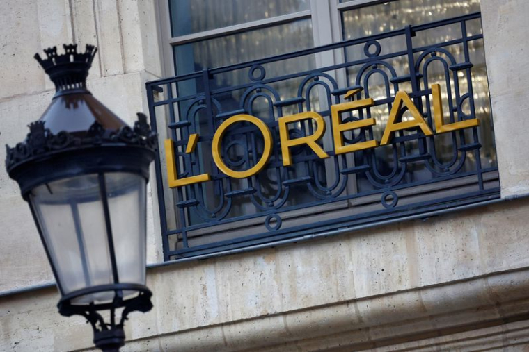 Le logo du groupe français de cosmétiques L'Oréal à Paris