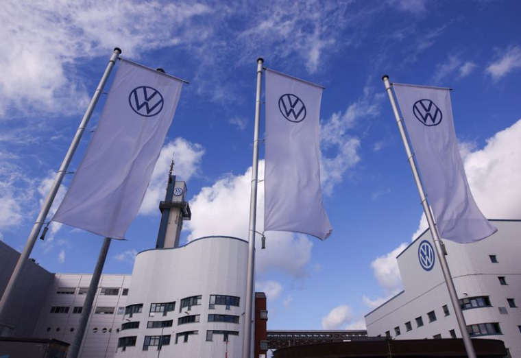 Une vue de l'usine de Volkswagen à Osnabrück