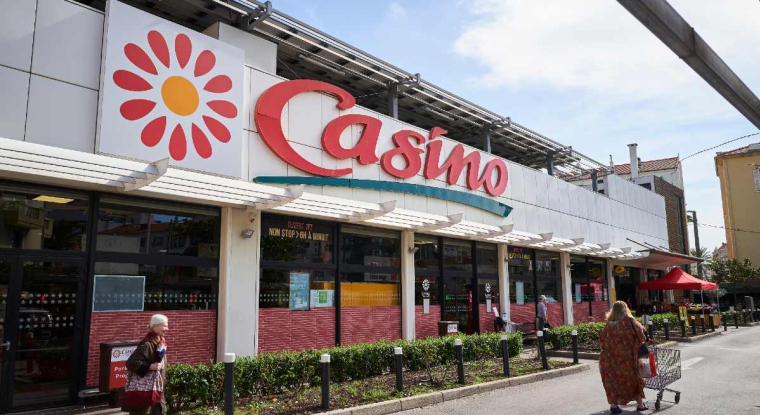 Le titre du distributeur recule de 49% depuis le début de l'année. (© Médiathèque groupe Casino)