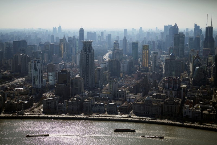 Vue de la ville de Shanghai, en Chine