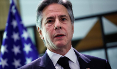 Le secrétaire d'État américain Antony Blinken à Tel Aviv, Israël