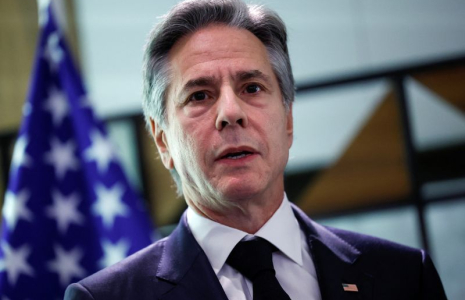 Le secrétaire d'État américain Antony Blinken à Tel Aviv, Israël