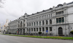 Banque d'Espagne à Madrid, le 4 janvier 2020. ( AFP / JAVIER SORIANO )