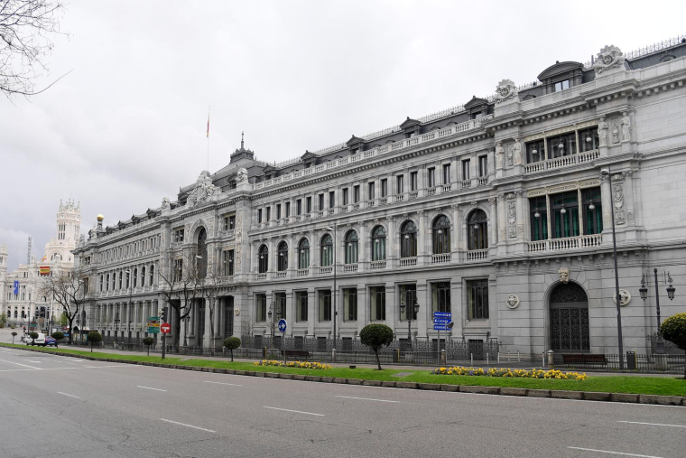 Banque d'Espagne à Madrid, le 4 janvier 2020. ( AFP / JAVIER SORIANO )