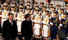 Emmanuel Macron et Xi Jinping à Pékin le jeudi 6 avril
