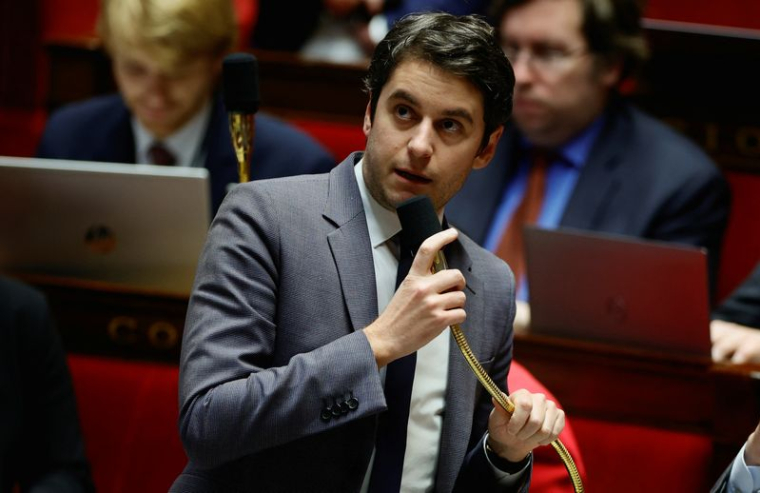 Le ministre délégué aux Comptes publics Gabriel Attal