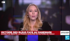 "Ambiance survoltée" à Paris pour la victoire des Bleus face au Danemark