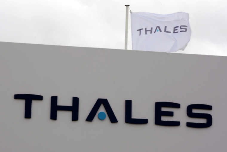 Le contrat lié à la future constellation européenne de satellites Iris2 a contribué au bond des commandes du groupe de haute technologie Thales ( AFP / Eric PIERMONT )