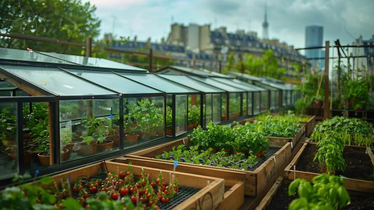 L'Île-de-France est presque totalement dépendante de l'extérieur pour son alimentation, avec seulement 2% des produits alimentaires provenant de la région. (crédit : Adobe Stock / photo générée par IA)