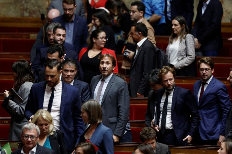 Des députés à l'Assemblée nationale à Paris