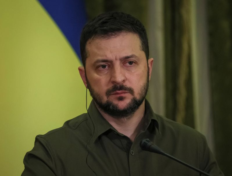 Le président ukrainien, Volodimir Zelensky