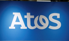 Le logo d'Atos à Paris