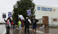 Grève dans une usine d'assemblage de GM à Arlington