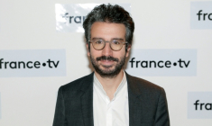 Le numéro 2 de France Télévisions, Stéphane Sitbon-Gomez, alors directeur des programmes, le 4 novembre 2021 à Paris. ( AFP / GEOFFROY VAN DER HASSELT )
