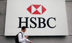 Photo d'archives du logo de HSBC à Kuala Lumpur, en Malaisie