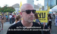 Des milliers d'Israéliens réclament la fin de la guerre à Gaza et la libération des otages