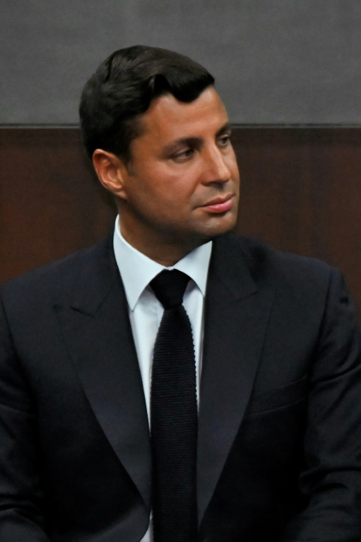 Photo d'archives de Michele Sensi-Contugi lors d'une conférence de presse à Quito le 18 juin 2024 ( AFP / Rodrigo BUENDIA )
