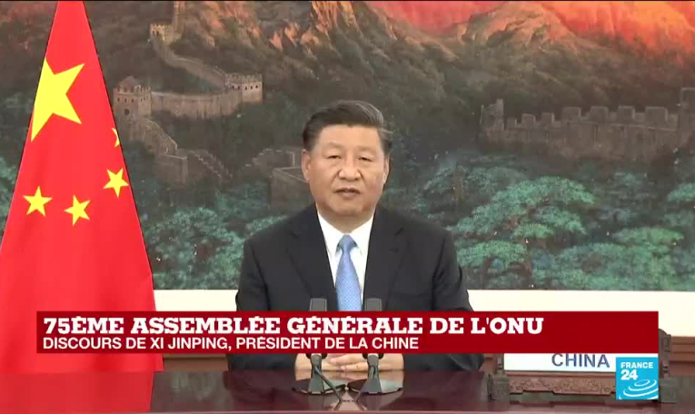 REPLAY -Discours du président chinois Xi Jinping à l'occasion de la 75e Assemblée générale de l'ONU