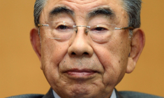 Toshifumi Suzuki, ancien président-directeur général de Seven & i Holdings, le 25 décembre 2014 à Tokyo ( JIJI PRESS / - )