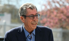 L'ancien maire LR de Levallois-Perret Patrick Balkany à Nanterre, le 4 avril 2023 ( AFP / Emmanuel DUNAND )