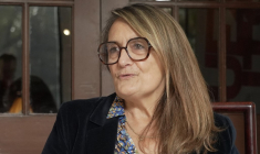 La ministre déléguée au Commerce extérieur, Sophie Primas, à Shanghai le 4 novembre 2024. ( AFP / AGATHA CANTRILL )