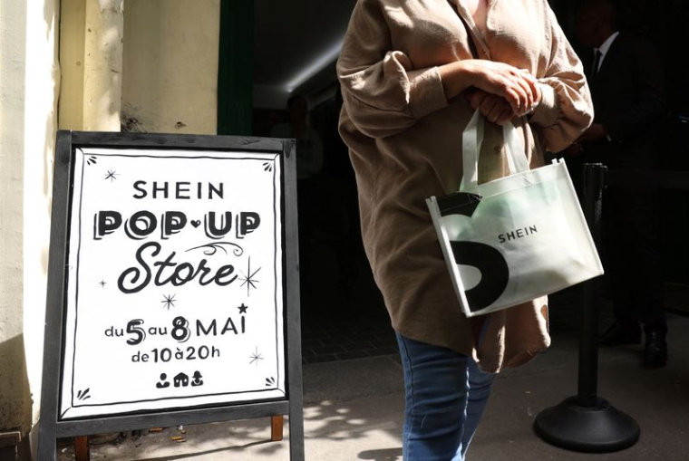 Le pop-up store de Shein à Paris