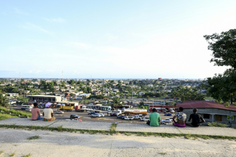 Libreville, le 17 avril 2025 ( AFP / Daniel Beloumou Olomo )