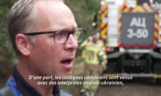 Mégafeu en Gironde: des pompiers ukrainiens interviennent pour la première fois en France