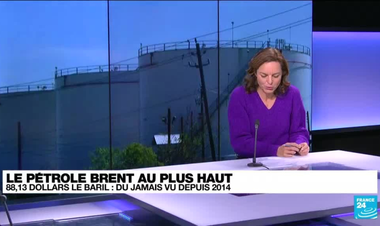 Les prix du pétrole Brent et WTI au plus haut : 88,13 dollars le baril, du jamais vu depuis 2014