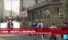 Heurts à Beyrouth lors d'une manifestation : "La situation s'est calmée"