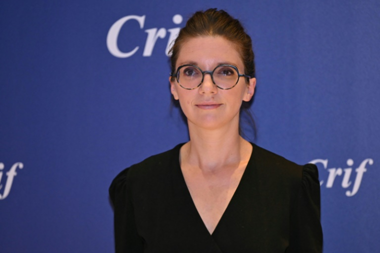 Aurore Bergé au repas annuel du CRIF (Conseil Représentatif des Institutions juives de France), à Paris, le 3 juillet 2025 ( AFP / Bertrand GUAY )