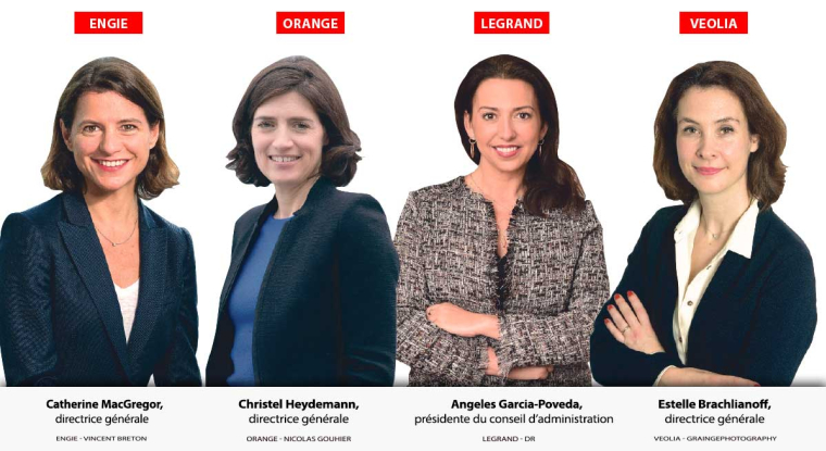On trouve de plus en plus de femmes à la tête des entreprises du CAC 40. (© DR)