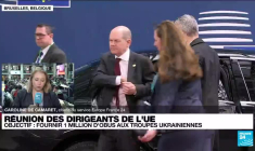 Réunion des dirigeants de l'UE : l'objectif est de fournir un million d'obus à l'Ukraine