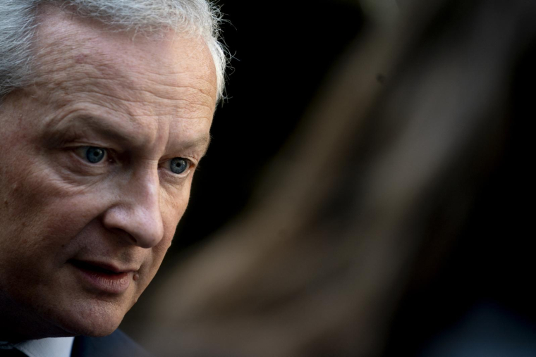 Bruno Le Maire, le 12 avril 2023, à Washington ( AFP / STEFANI REYNOLDS )