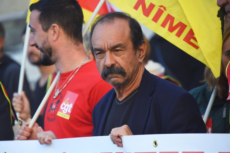Philippe Martinez, le 10 novembre 2022, à Paris ( AFP / SYLVAIN THOMAS )