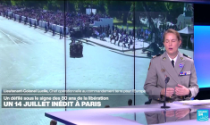 France : coup d'envoi du défilé du 14 juillet sur l'avenue Foch à quelques jours des Jeux Olympiques