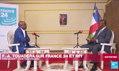 Faustin-Archange Touadéra, président centrafricain : "Les Russes nous appuient en Centrafrique"