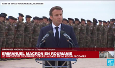 REPLAY : En Roumanie, Emmanuel Macron s'exprime sur la situation en Ukraine