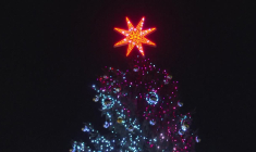 Le sapin de Noël illumine la place Saint-Pierre au Vatican