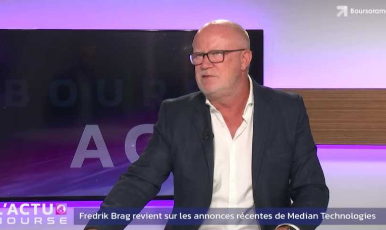 Fredrik Brag revient sur les annonces récentes de Median Technologies