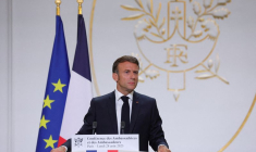 Photo du préseident français, Emmanuel Macron