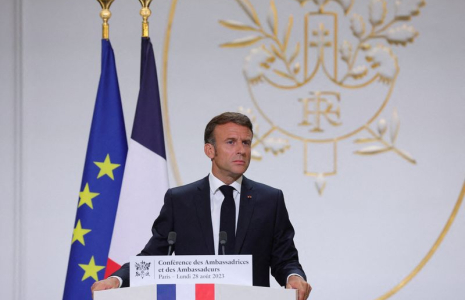 Photo du préseident français, Emmanuel Macron